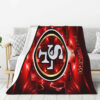 san francisco 49ers blanket fleece blanket throw blanket plush blanket v92