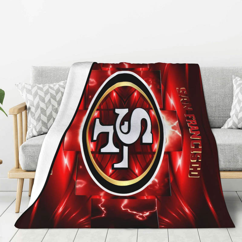San Francisco 49ers Blanket Fleece Blanket Throw Blanket Plush Blanket