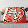 san francisco 49ers blanket fleece blanket throw blankets plush blanket v93