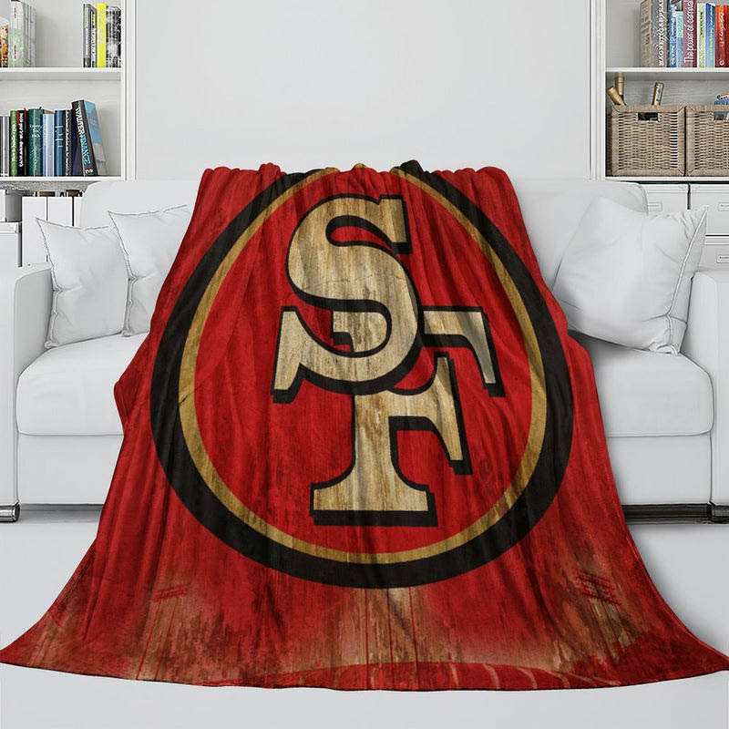 San Francisco 49ers Blanket Fleece Blanket Throw Blankets Plush Blankets