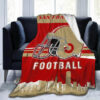 san francisco 49ers blanket fleece blanket throw plush blanket v102