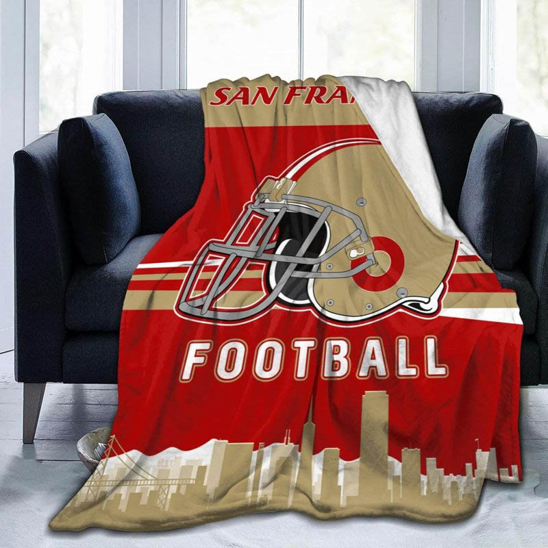 San Francisco 49ers Blanket Fleece Blanket Throw Plush Blanket