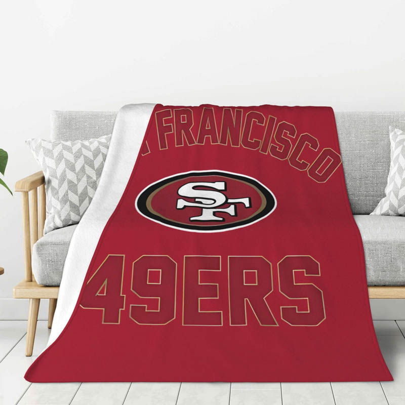San Francisco 49ers Blanket Fleece Blankets Throw Blankets Plush Blanket