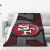 san francisco 49ers blanket fleece blankets throw blankets plush blanket v47