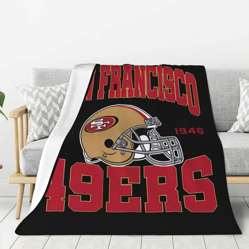 San Francisco 49ers Blanket Fleece Blankets Throw Blankets Plush Blankets