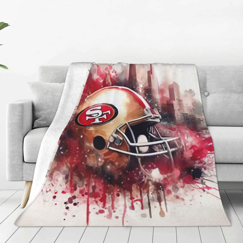 San Francisco 49ers Blanket Fleece Blankets Throw Blankets Plush Blankets