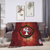 san francisco 49ers blanket fleece blankets throw blankets plush blankets v49