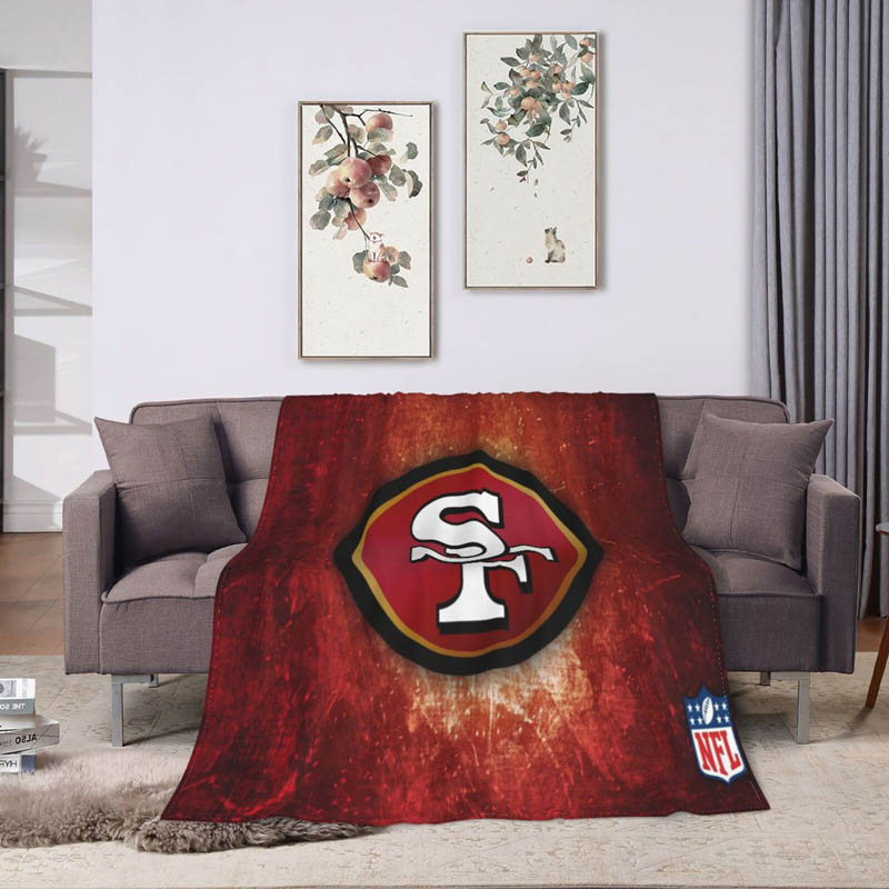 San Francisco 49ers Blanket Fleece Blankets Throw Blankets Plush Blankets