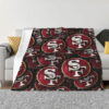 san francisco 49ers blanket fleece blankets throw plush blanket v83