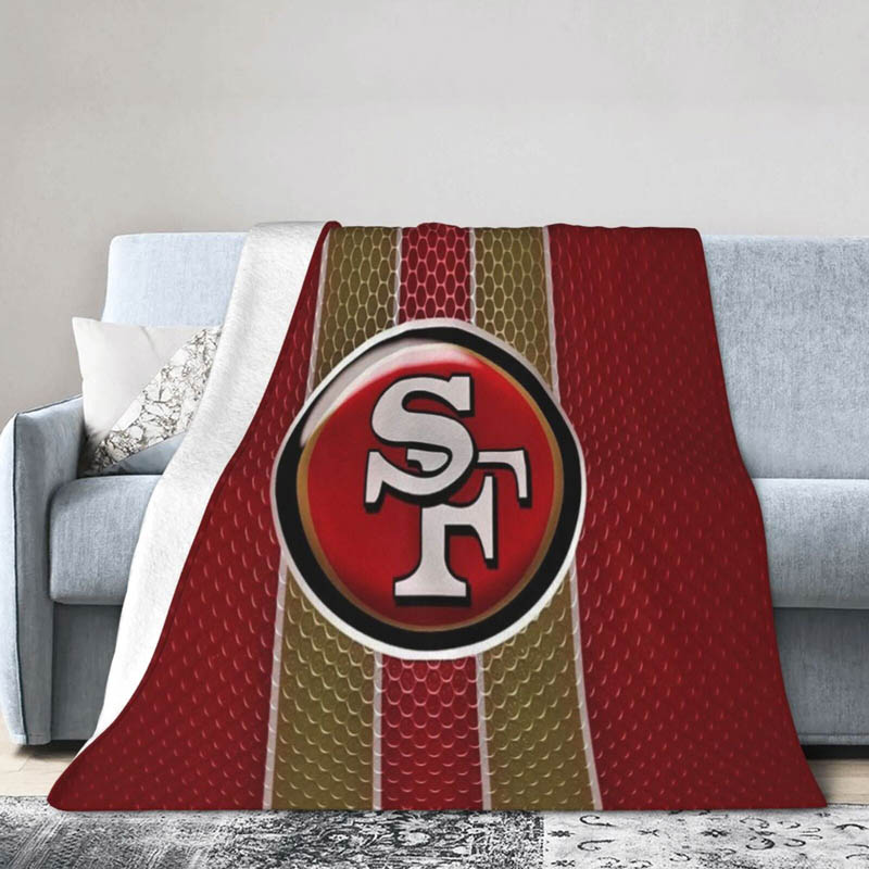 San Francisco 49ers Blanket Fleece Blankets Throw Plush Blankets