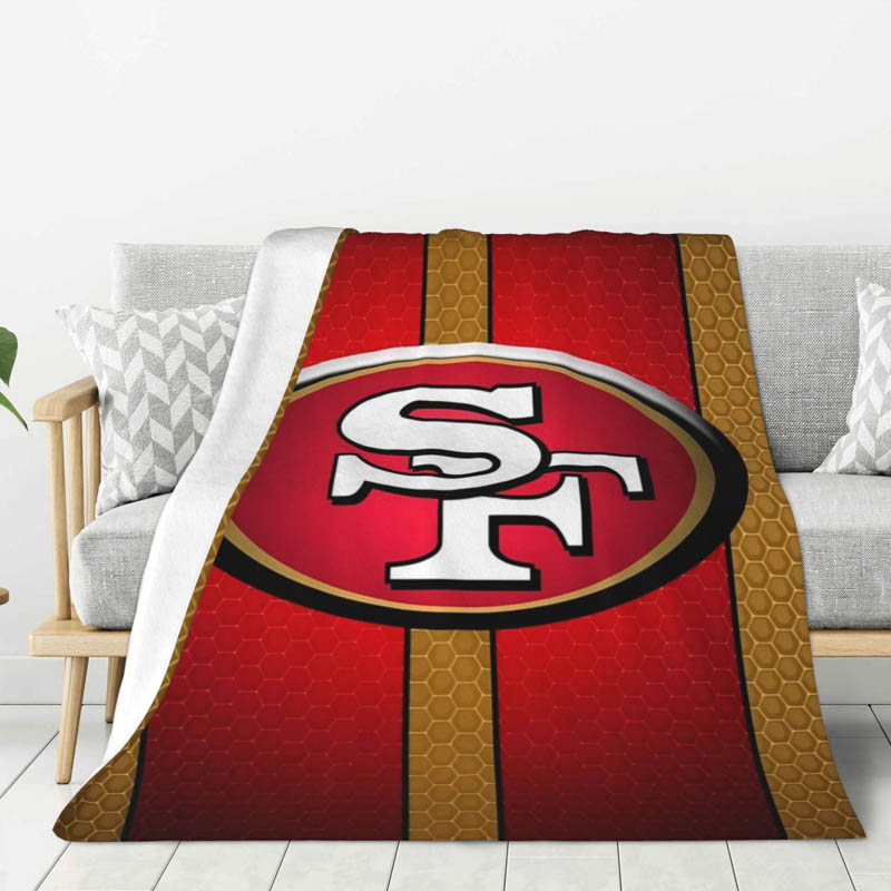 San Francisco 49ers Blanket Fleece Blankets Throw Plush Blankets