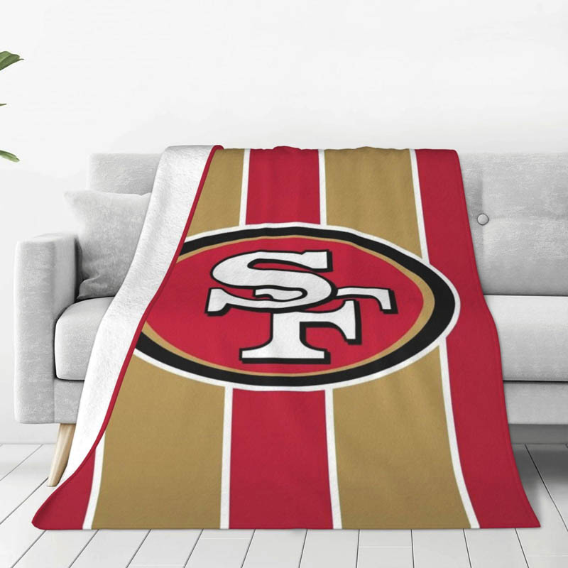 San Francisco 49ers Blanket Sherpa Blanket Throw Blanket Plush Blankets