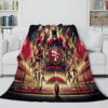 san francisco 49ers blanket sherpa blanket throw blanket plush blankets v97