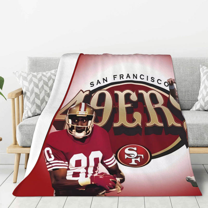 San Francisco 49ers Blanket Sherpa Blanket Throw Blankets Plush Blanket