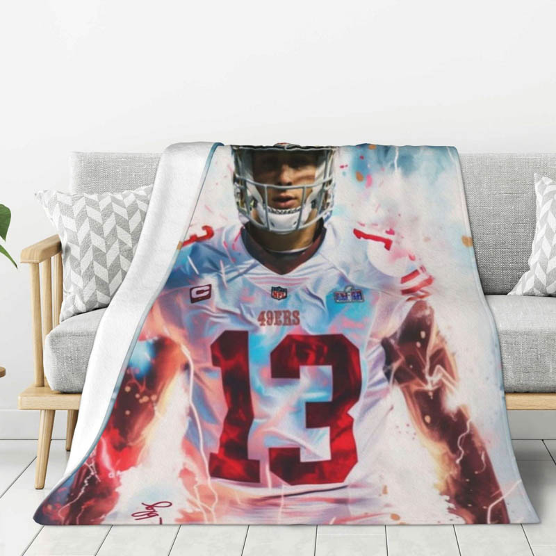 San Francisco 49ers Blanket Sherpa Blanket Throw Blankets Plush Blankets