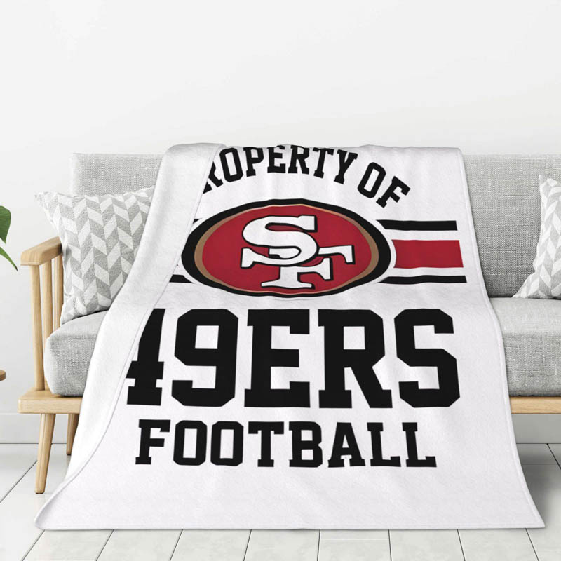 San Francisco 49ers Blanket Sherpa Blanket Throw Blankets Plush Blankets