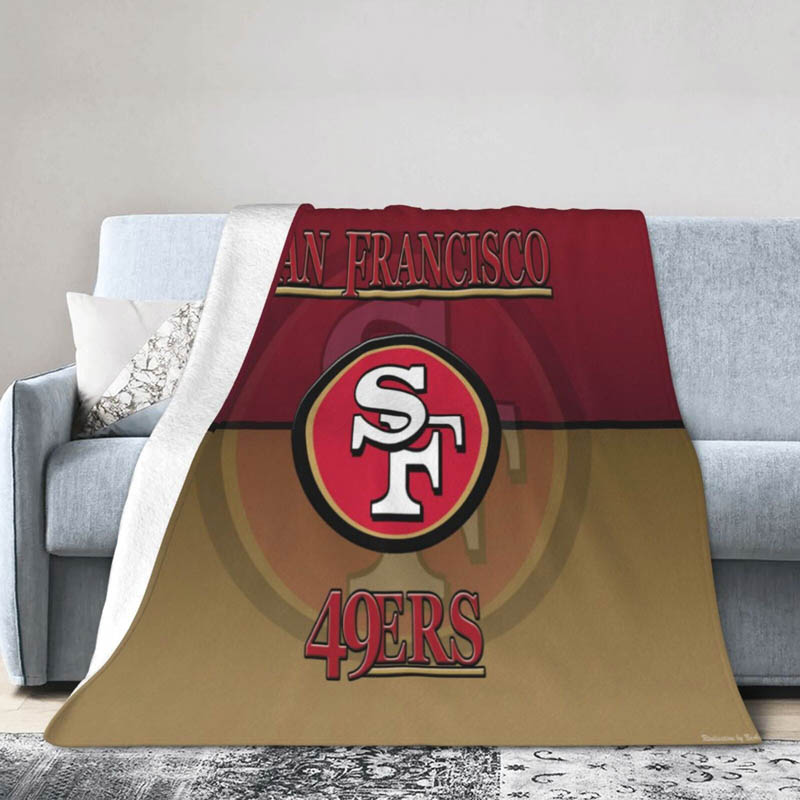 san-francisco-49ers-blanket-sherpa-blankets-throw-blanket-plush-blanket-v69 san francisco 49ers blanket sherpa blankets throw blanket plush blanket v69