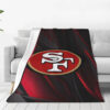 san francisco 49ers blanket sherpa blankets throw blankets plush blanket v76