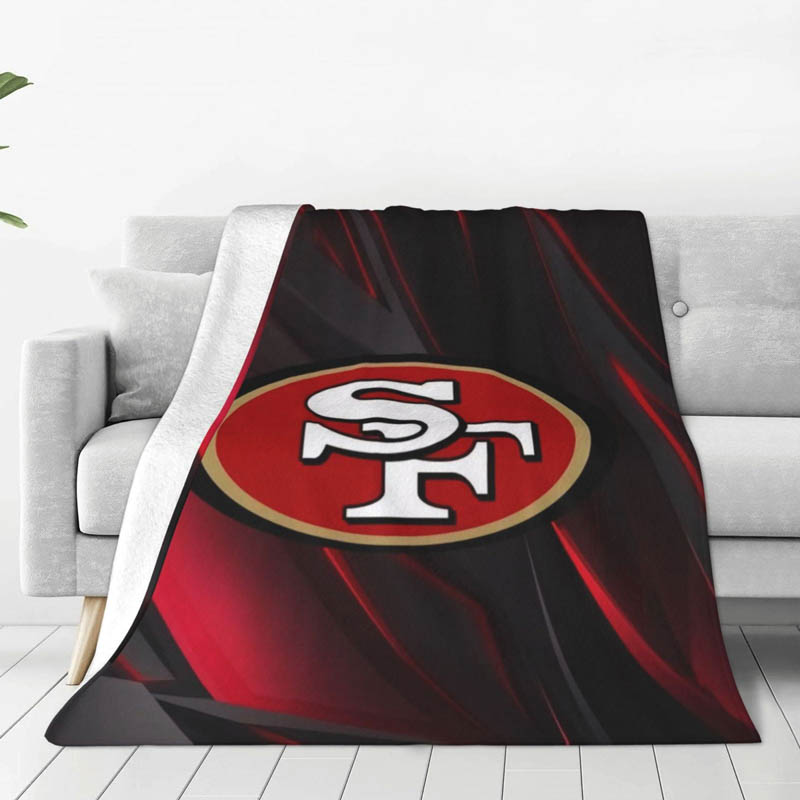 San Francisco 49ers Blanket Sherpa Blankets Throw Blankets Plush Blanket