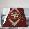san francisco 49ers blanket sherpa blankets throw blankets plush blankets v56