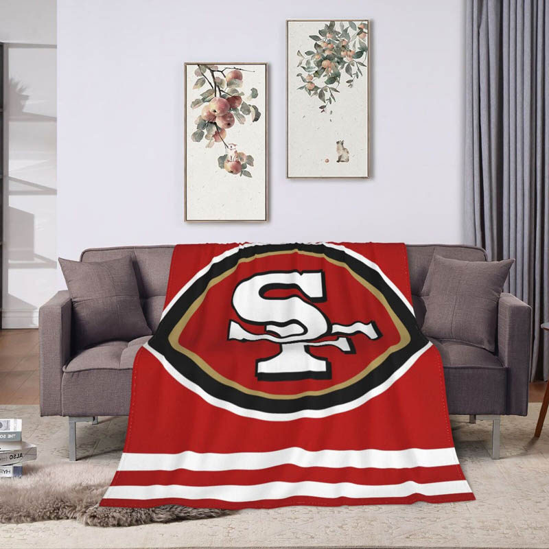 San Francisco 49ers Blanket Sherpa Blankets Throw Blankets Plush Blankets