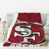 san francisco 49ers blanket sherpa blankets throw plush blanket v91