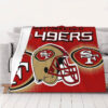 san francisco 49ers blanket sherpa blankets throw plush blankets v24