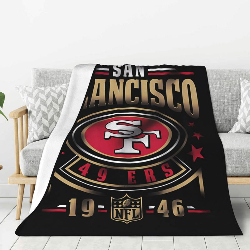 San Francisco 49ers Blankets Fleece Blanket Throw Blanket Plush Blanket