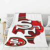 san francisco 49ers blankets fleece blanket throw blankets plush blanket v35 san francisco 49ers blankets fleece blanket throw blankets plush blanket v35