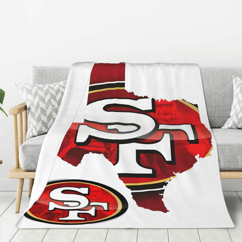 San Francisco 49ers Blankets Fleece Blanket Throw Blankets Plush Blanket
