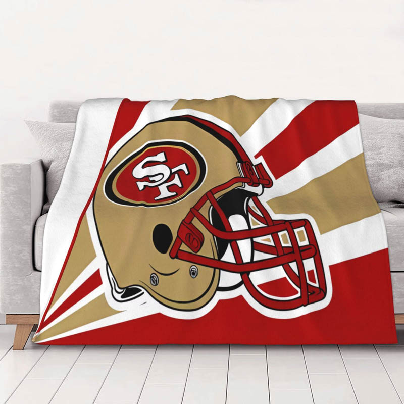 San Francisco 49ers Blankets Fleece Blanket Throw Plush Blanket