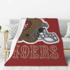 san francisco 49ers blankets fleece blanket throw plush blankets v39