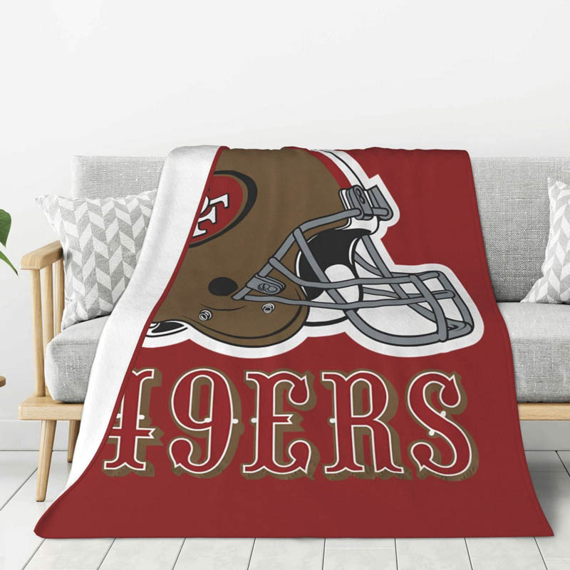 San Francisco 49ers Blankets Fleece Blanket Throw Plush Blankets