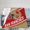 san francisco 49ers blankets fleece blankets throw blankets plush blanket v2 san francisco 49ers blankets fleece blankets throw blankets plush blanket v2