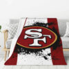 san francisco 49ers blankets fleece blankets throw plush blanket v38 san francisco 49ers blankets fleece blankets throw plush blanket v38