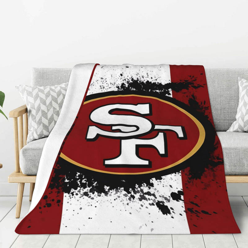 San Francisco 49ers Blankets Fleece Blankets Throw Plush Blanket