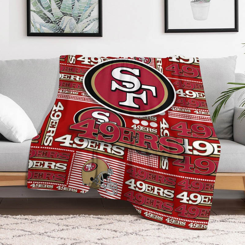 San Francisco 49ers Blankets Fleece Blankets Throw Plush Blanket