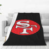 san francisco 49ers blankets sherpa blanket throw blanket plush blanket v45
