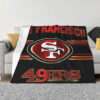 san francisco 49ers blankets sherpa blanket throw blankets plush blanket v54