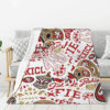 san francisco 49ers blankets sherpa blanket throw plush blanket v27