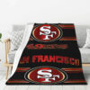 san francisco 49ers blankets sherpa blanket throw plush blankets v20