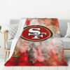 san francisco 49ers blankets sherpa blanket throw plush blankets v73
