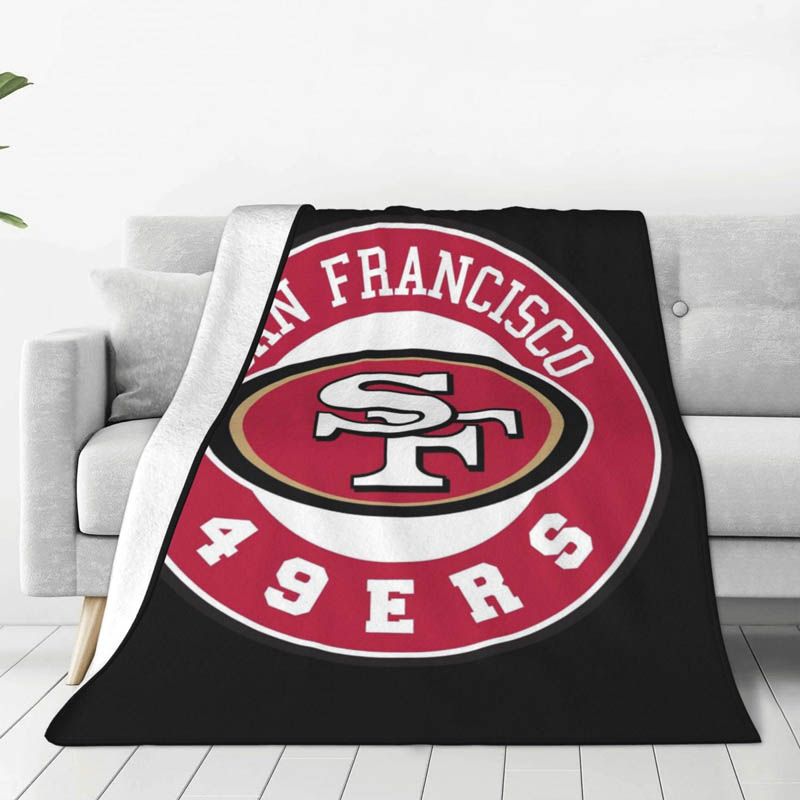 San Francisco 49ers Blankets Sherpa Blankets Throw Blanket Plush Blankets