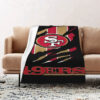 san francisco 49ers blankets sherpa blankets throw blankets plush blankets v79