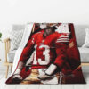 san francisco 49ers blankets sherpa blankets throw plush blanket v33 san francisco 49ers blankets sherpa blankets throw plush blanket v33