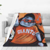 san francisco giants blanket fleece blanket throw blanket plush blankets v34