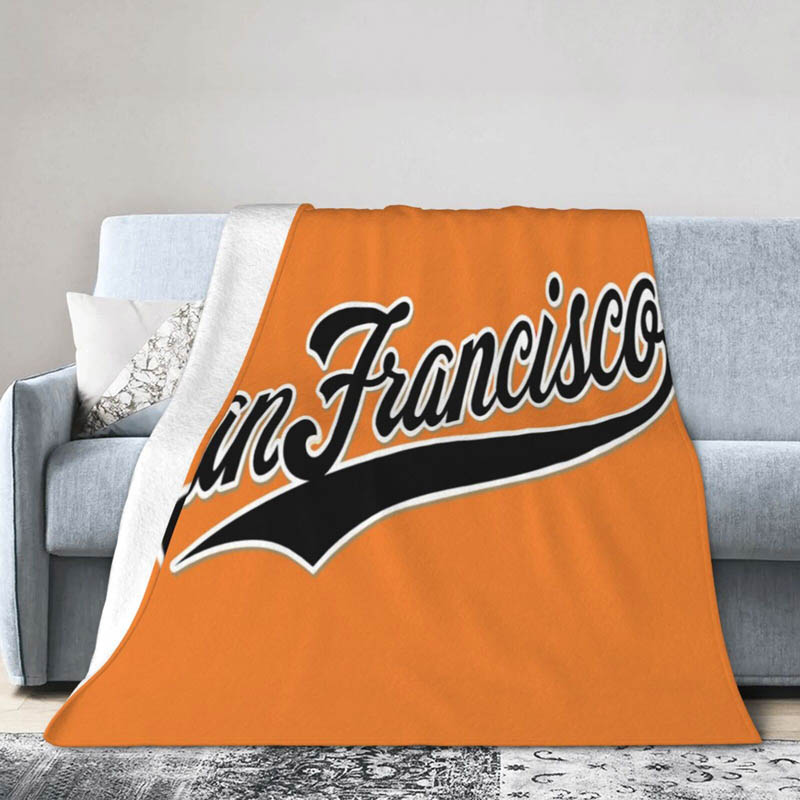 San Francisco Giants Blanket Fleece Blanket Throw Blankets Plush Blanket