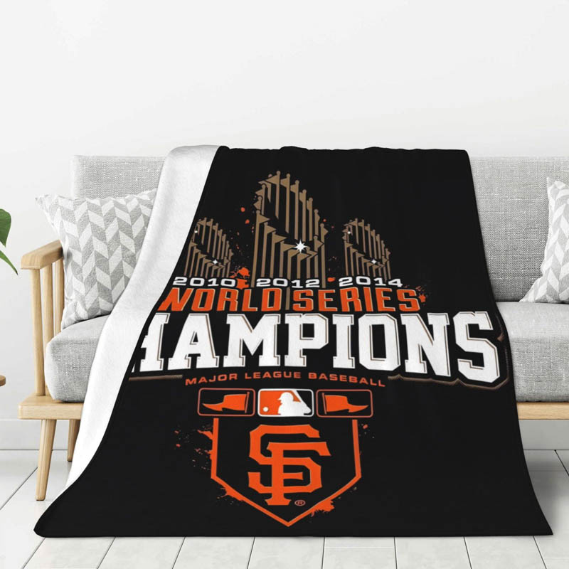 San Francisco Giants Blanket Fleece Blanket Throw Blankets Plush Blankets