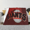 san francisco giants blanket sherpa blankets throw blanket plush blanket v7