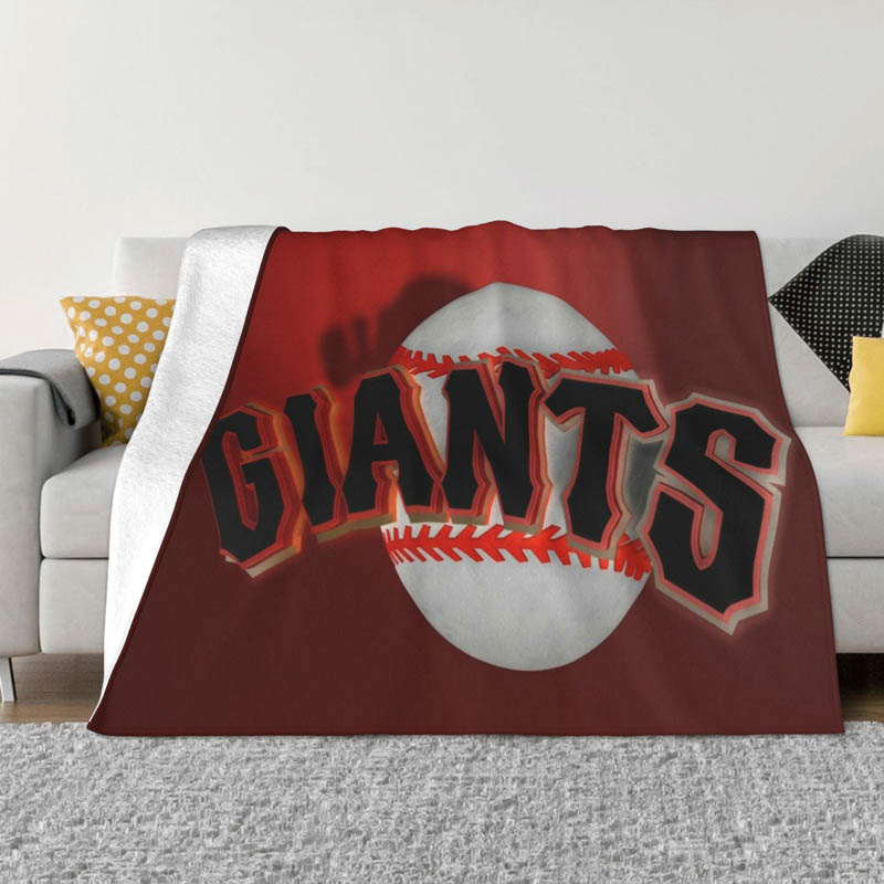 San Francisco Giants Blanket Sherpa Blankets Throw Blanket Plush Blanket